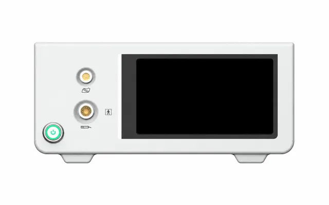 ZL-HSDRILL drill controller console front panel with touchscreen and handpiece ports